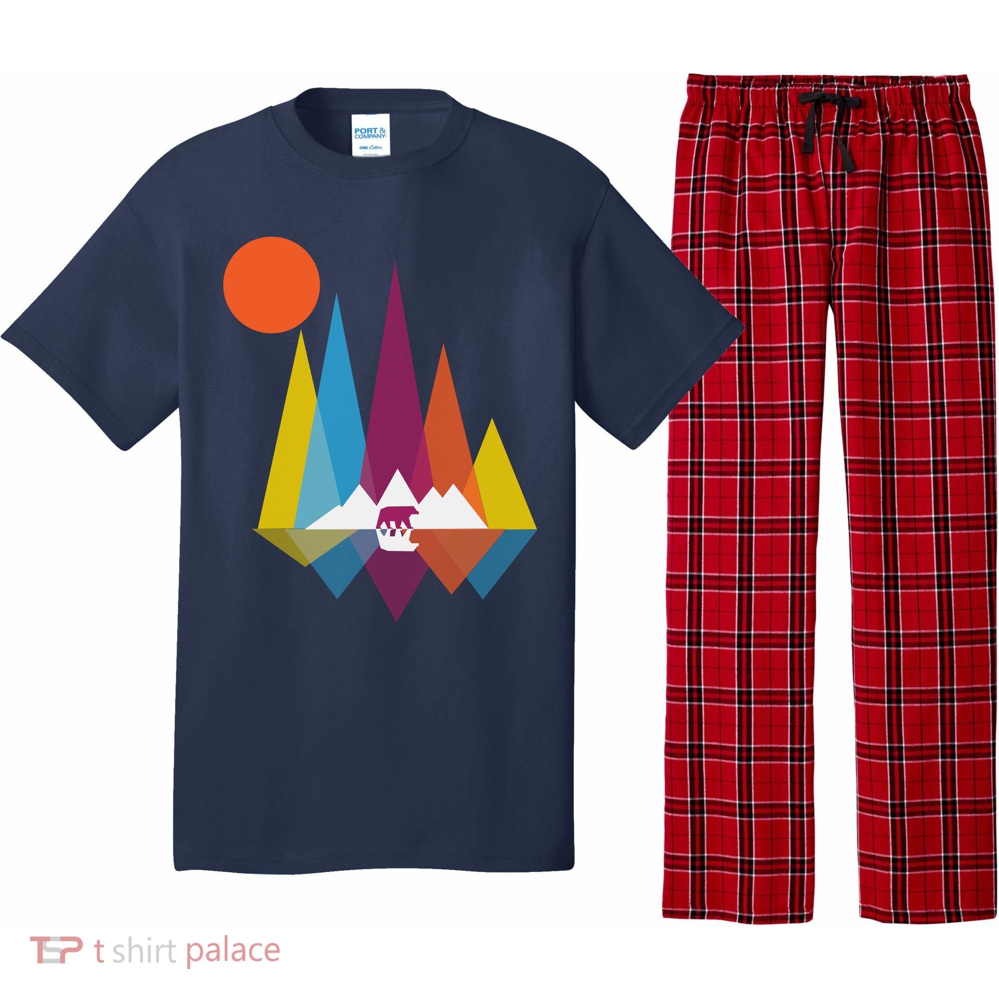 Mountain Bear Pajama Set