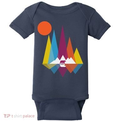 Mountain Bear Baby Bodysuit