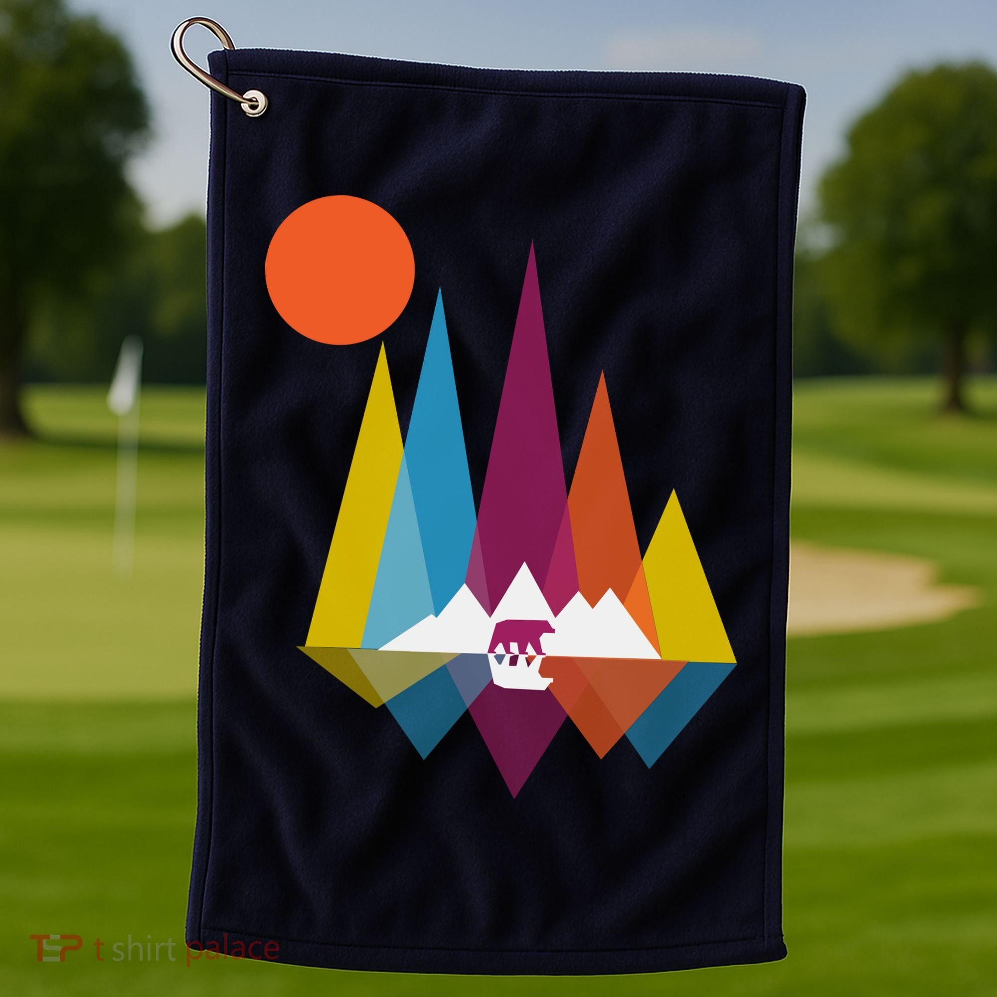 Mountain Bear Golf Towel