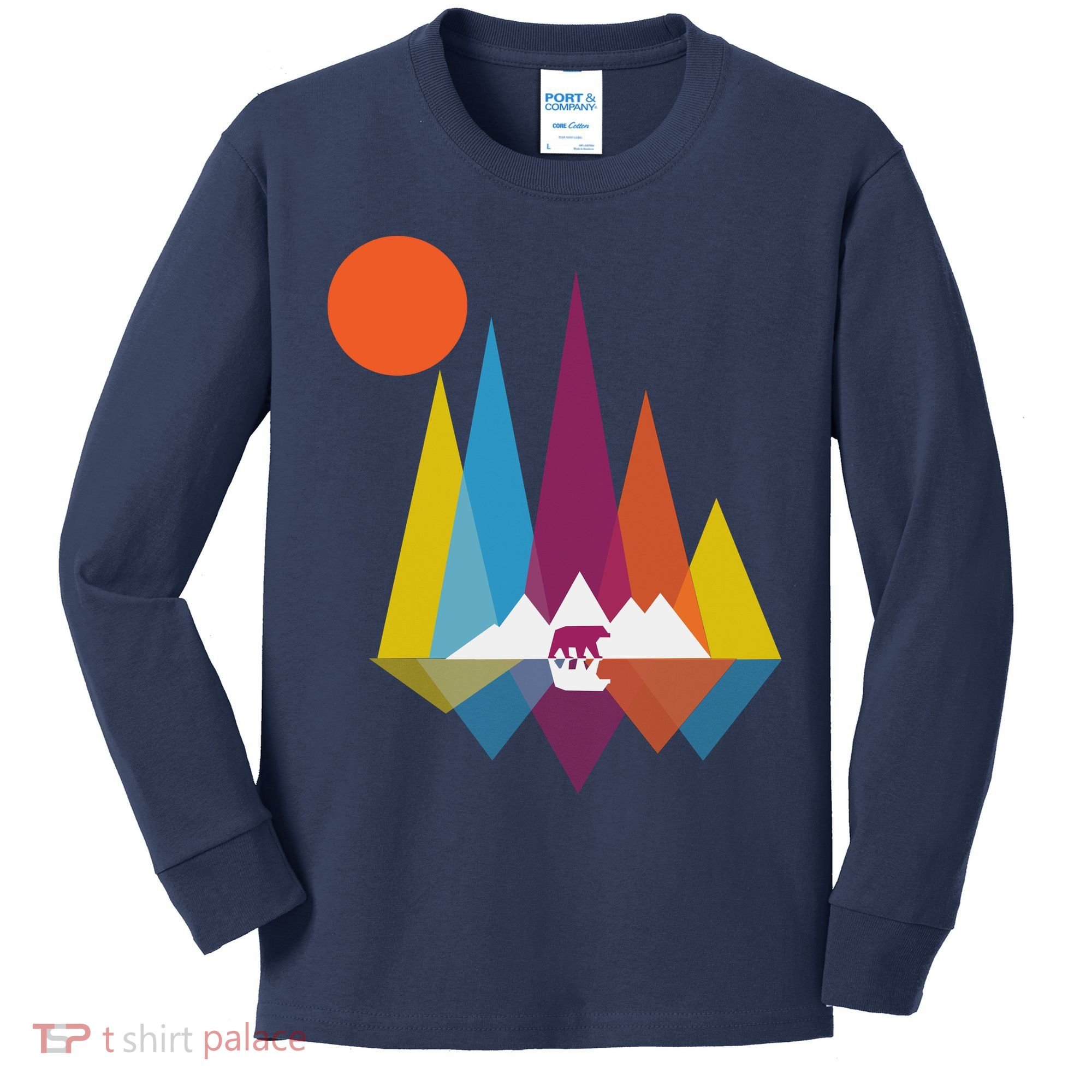 Mountain Bear Kids Long Sleeve Shirt