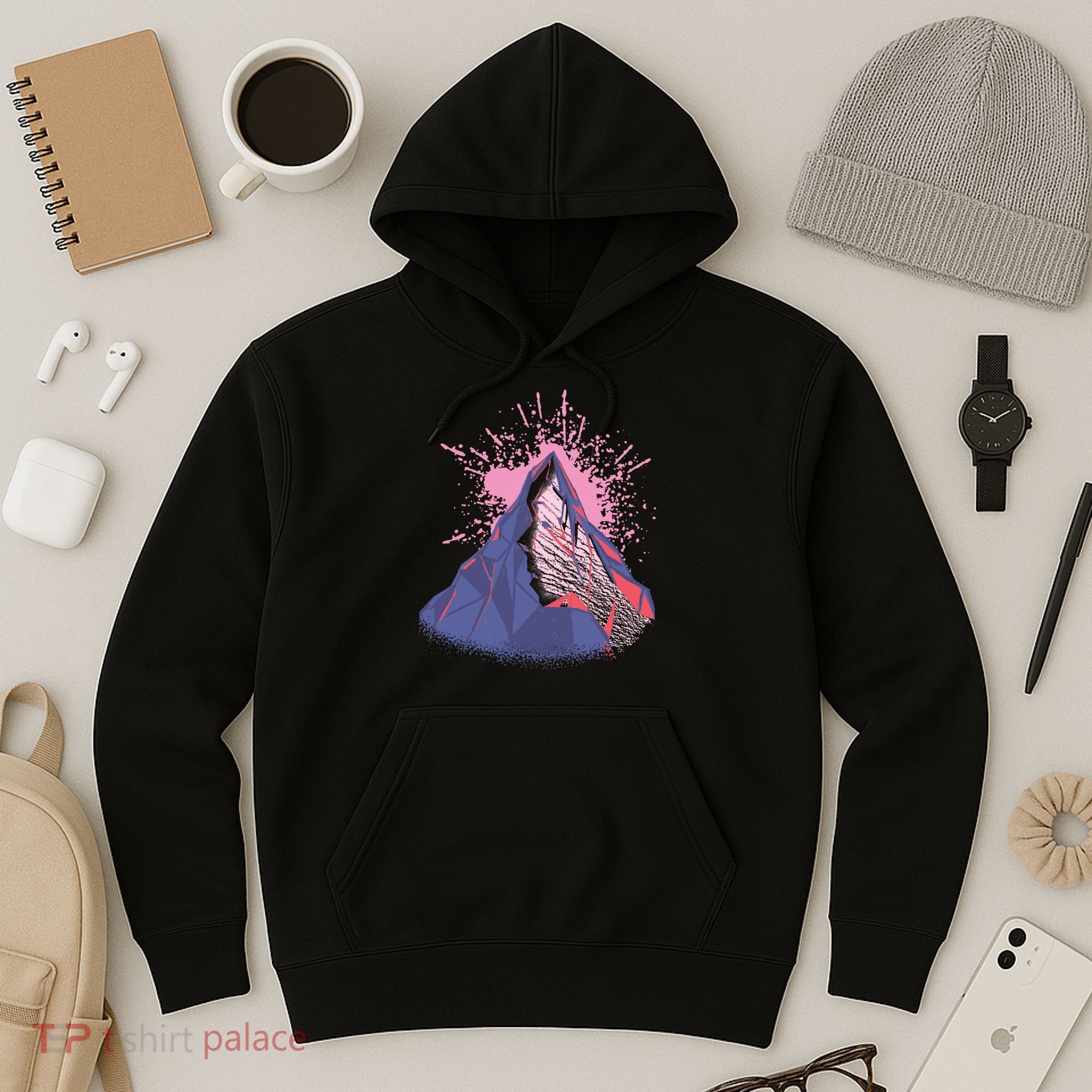 Mountain Face Hoodie