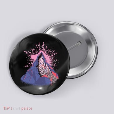 Mountain Face Button