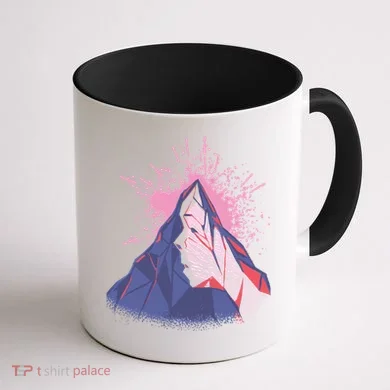Mountain Face Coffee Mug back
