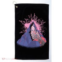 Mountain Face Golf Towel thumb 0