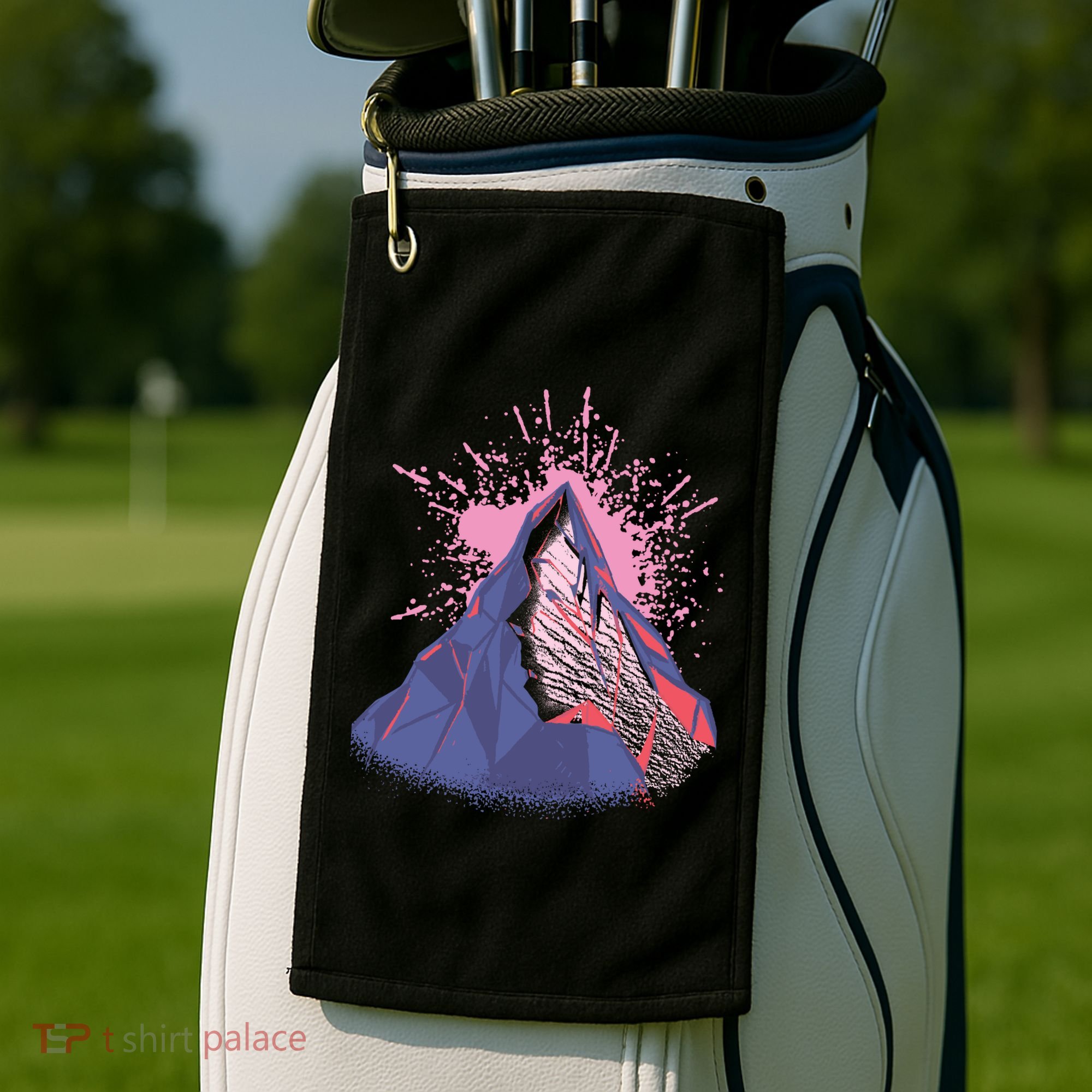 Mountain Face Golf Towel