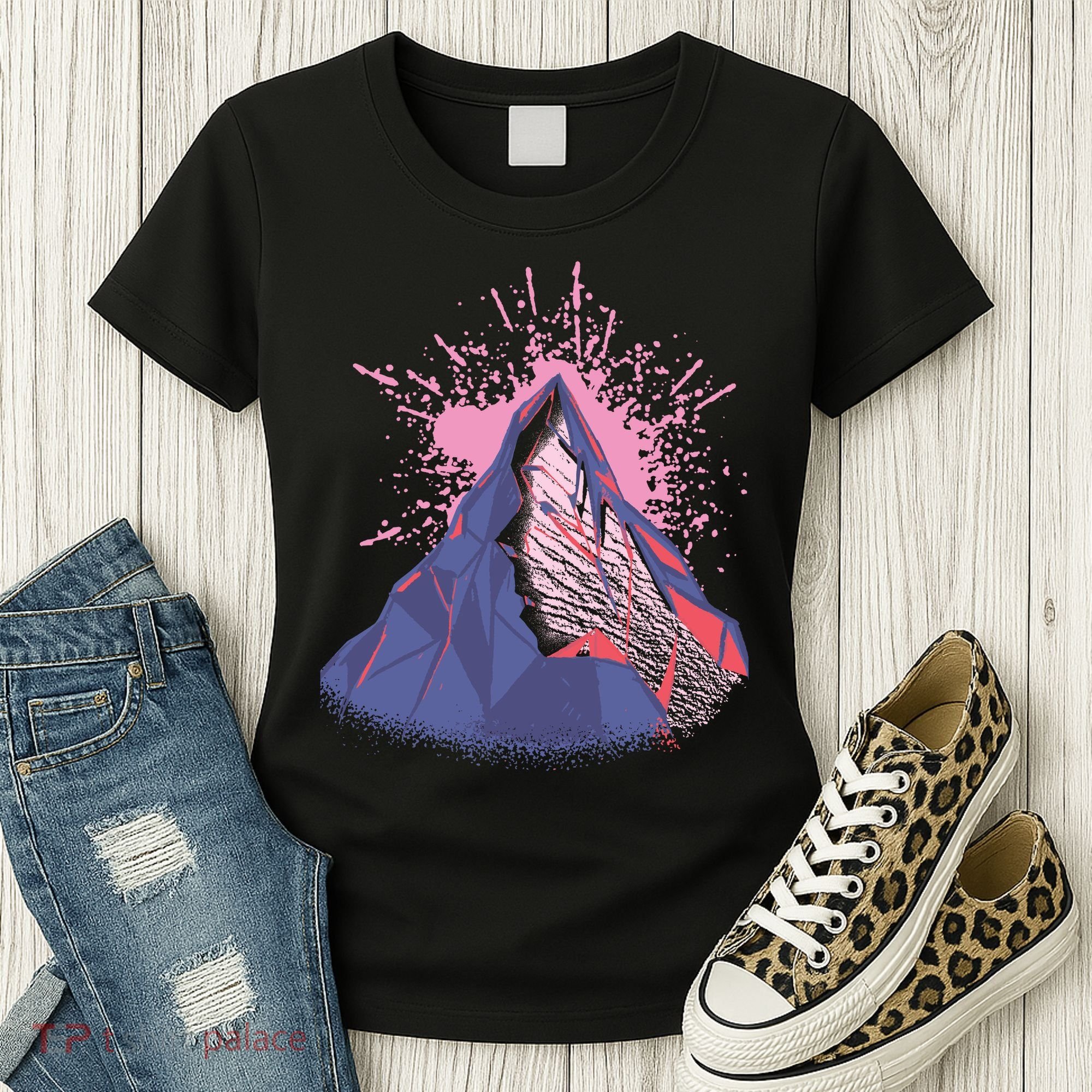 Mountain Face Women's T-Shirt