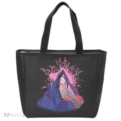 Mountain Face Tote Bag