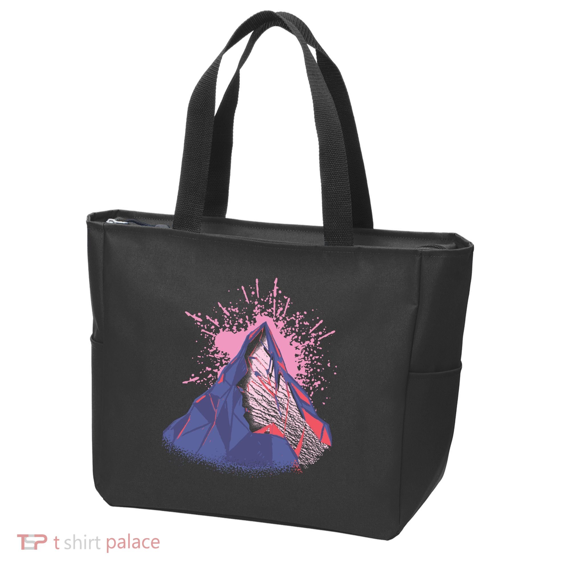 Mountain Face Tote Bag
