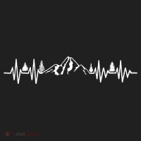 Mountain Heartbeat Pulse Golf Towel thumb 3