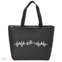 Mountain Heartbeat Pulse Tote Bag thumb 0
