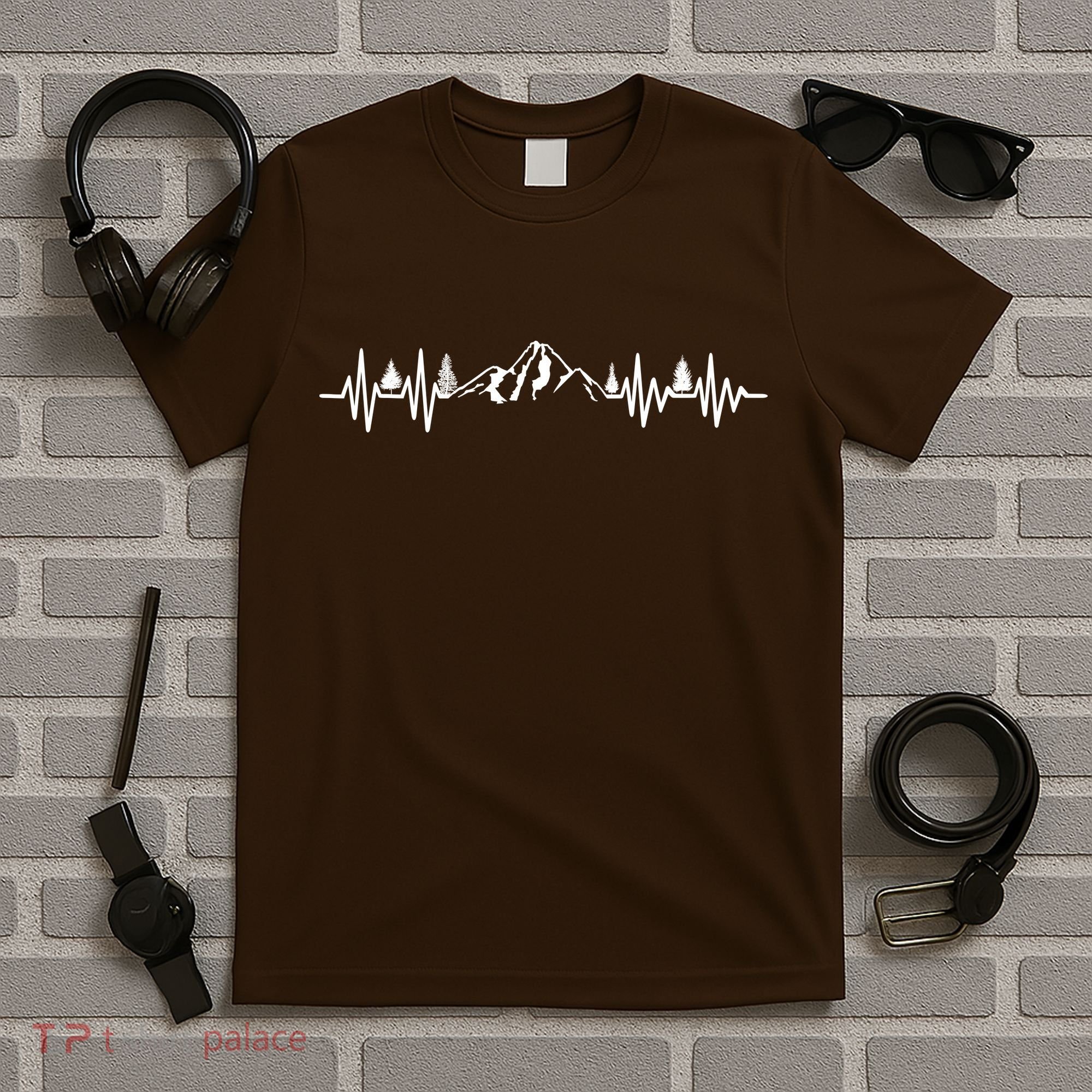 Mountain Heartbeat Pulse T-Shirt