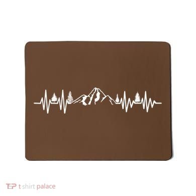 Mountain Heartbeat Pulse Mousepad