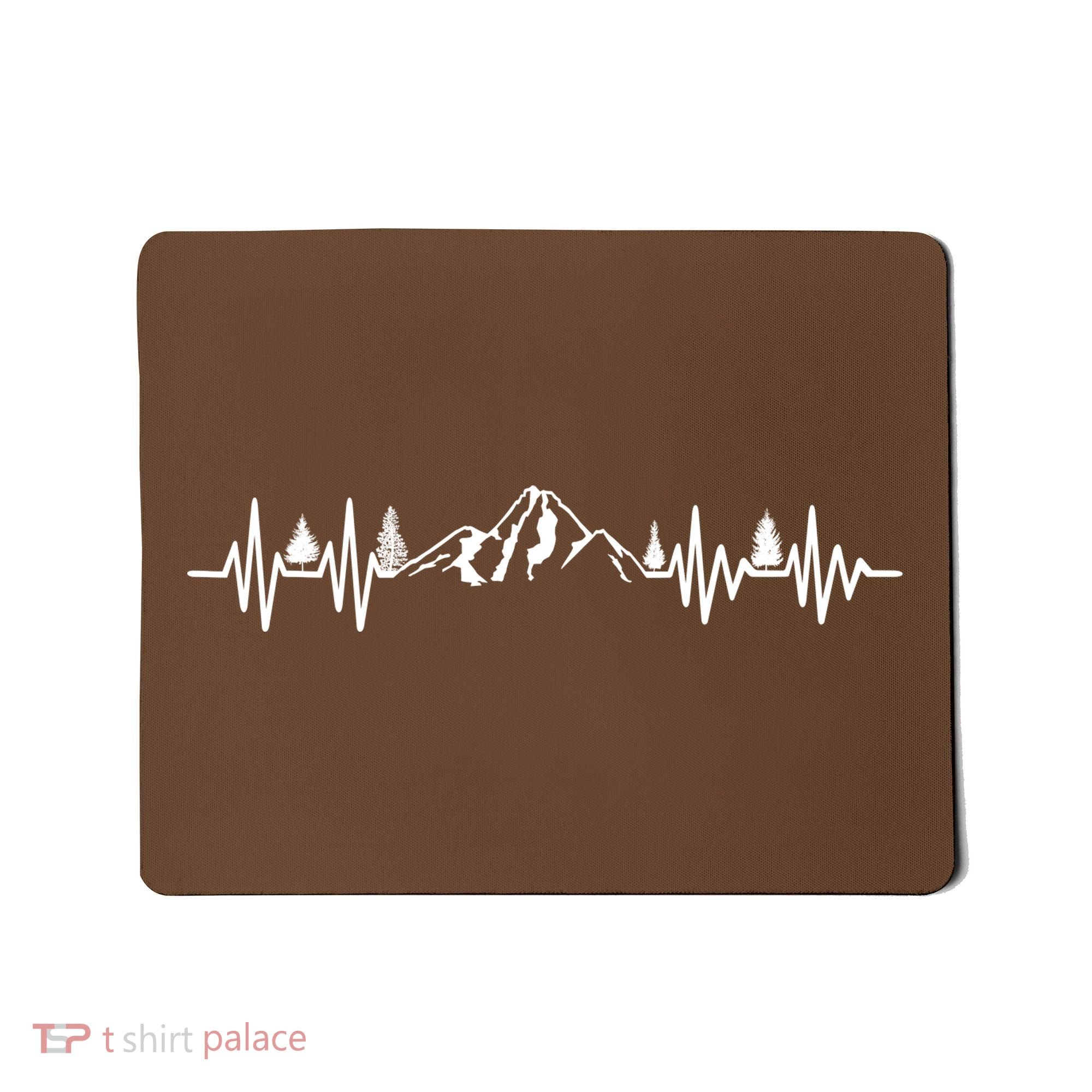 Mountain Heartbeat Pulse Mousepad