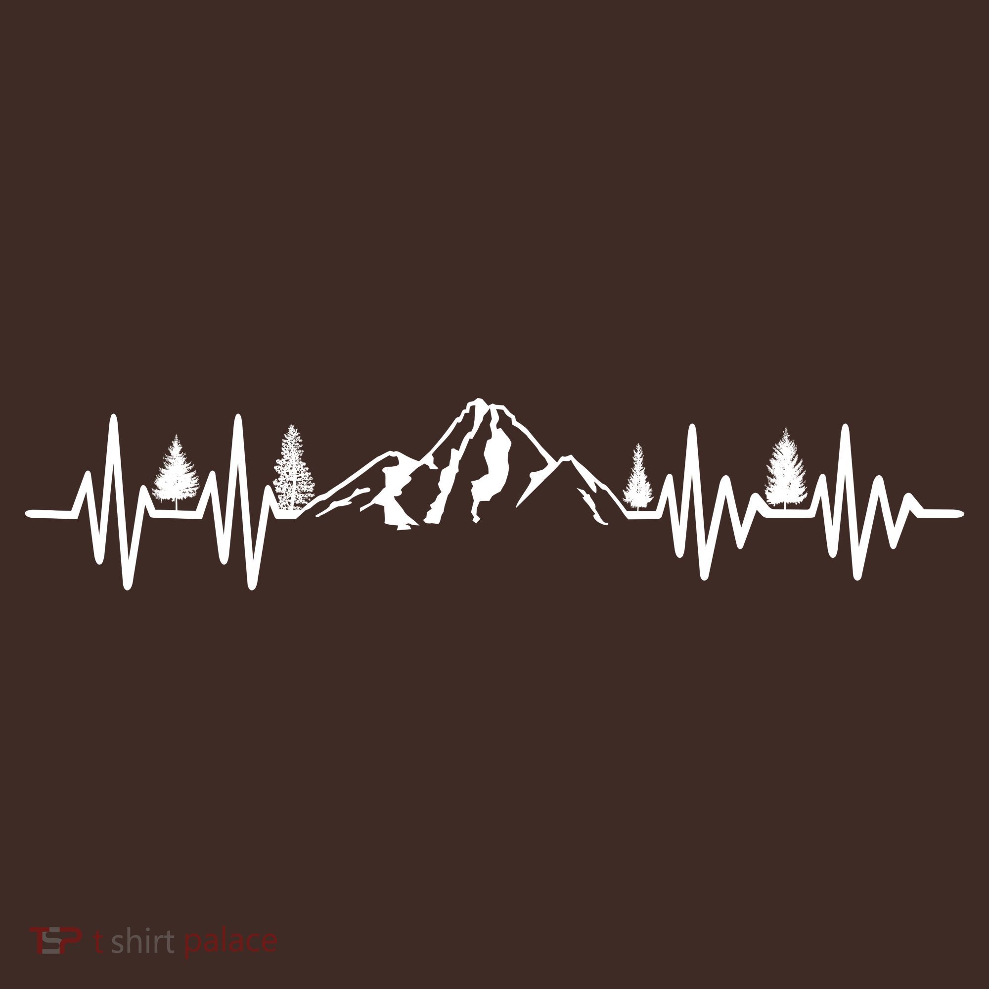 Mountain Heartbeat Pulse Kids Hoodie