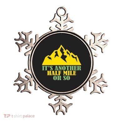 Mountain Hiking Traveler Ornament