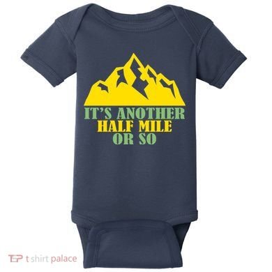 Mountain Hiking Traveler Baby Bodysuit