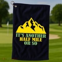 Mountain Hiking Traveler Golf Towel thumb 1