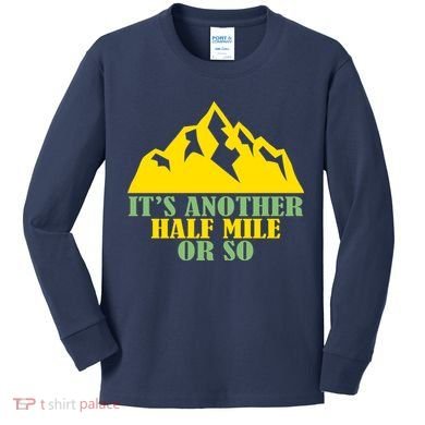 Mountain Hiking Traveler Kids Long Sleeve Shirt
