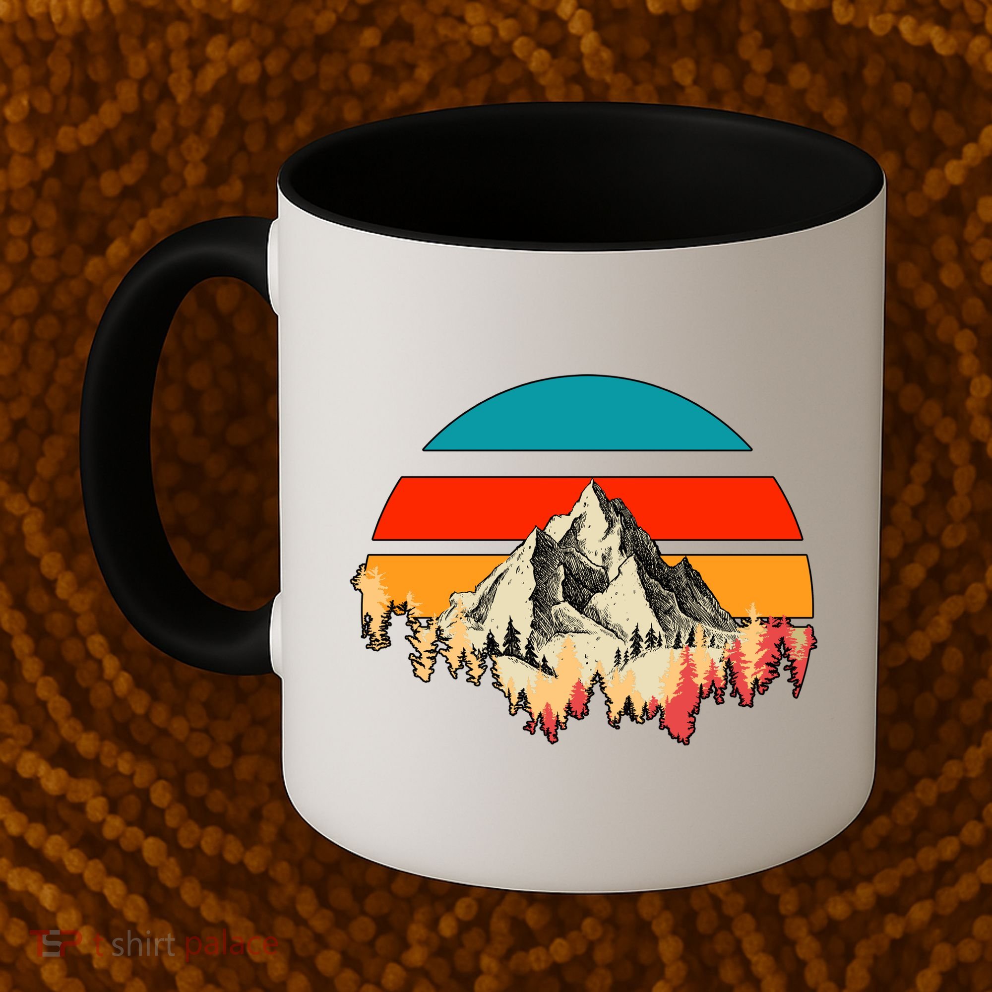 Mountain Views Vintage Coffee Mug