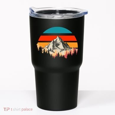 Mountain Views Vintage Tumbler