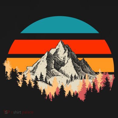 Mountain Views Vintage Women's Tri-Blend 3/4-Sleeve Raglan Shirt