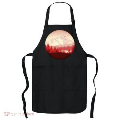 Mountain Wilderness Wildlife Apron