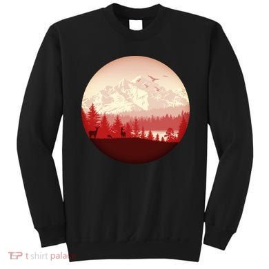 Mountain Wilderness Wildlife Sweatshirt