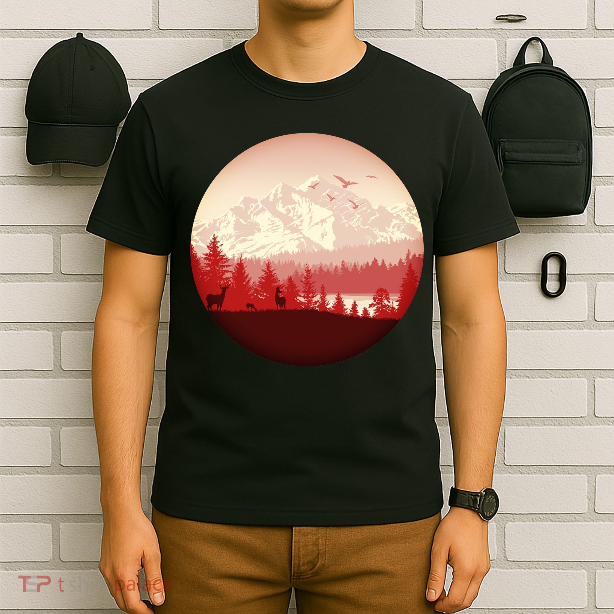Mountain Wilderness Wildlife T-Shirt