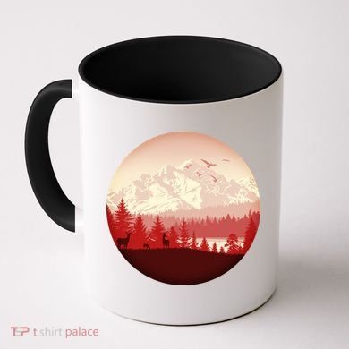 Mountain Wilderness Wildlife Coffee Mug