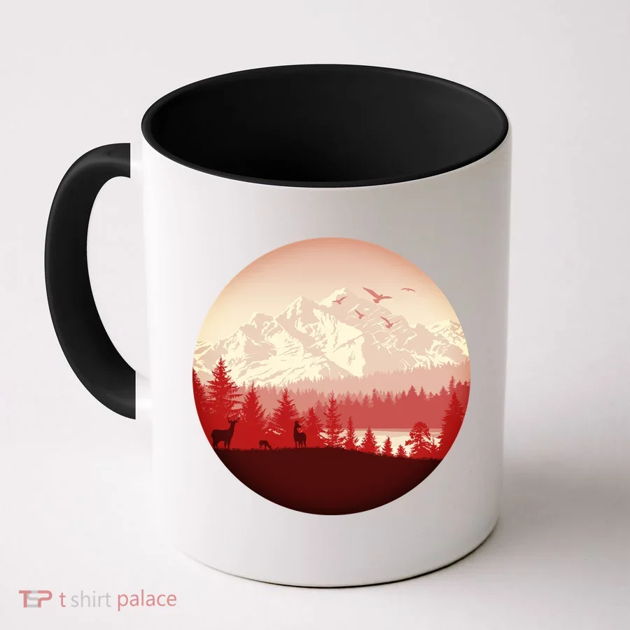 Mountain Wilderness Wildlife Coffee Mug
