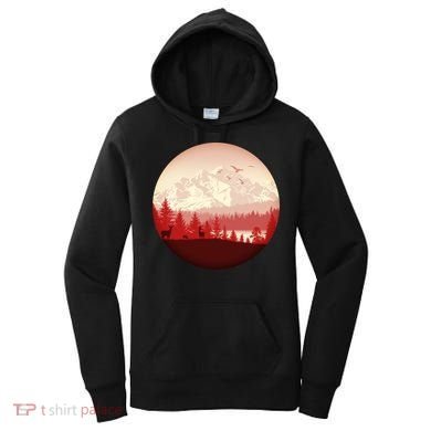 Mountain Wilderness Wildlife Women's Hoodie