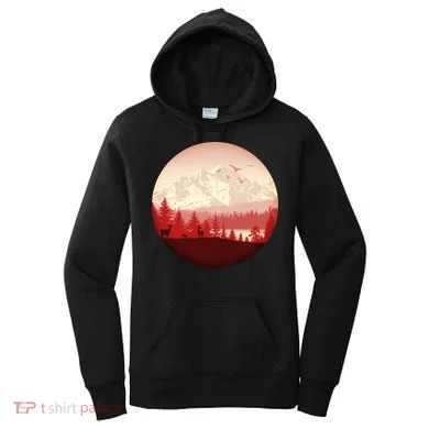 Mountain Wilderness Wildlife Women's Hoodie