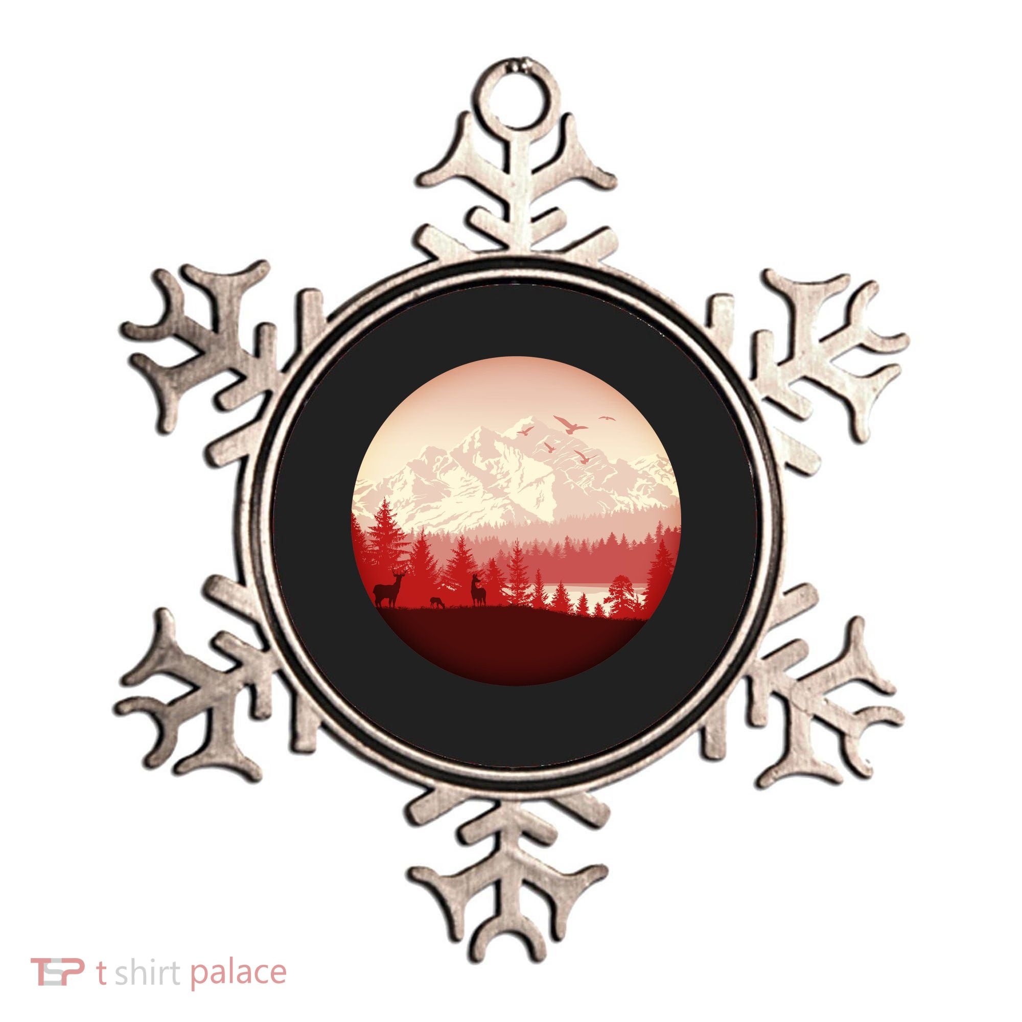 Mountain Wilderness Wildlife Ornament