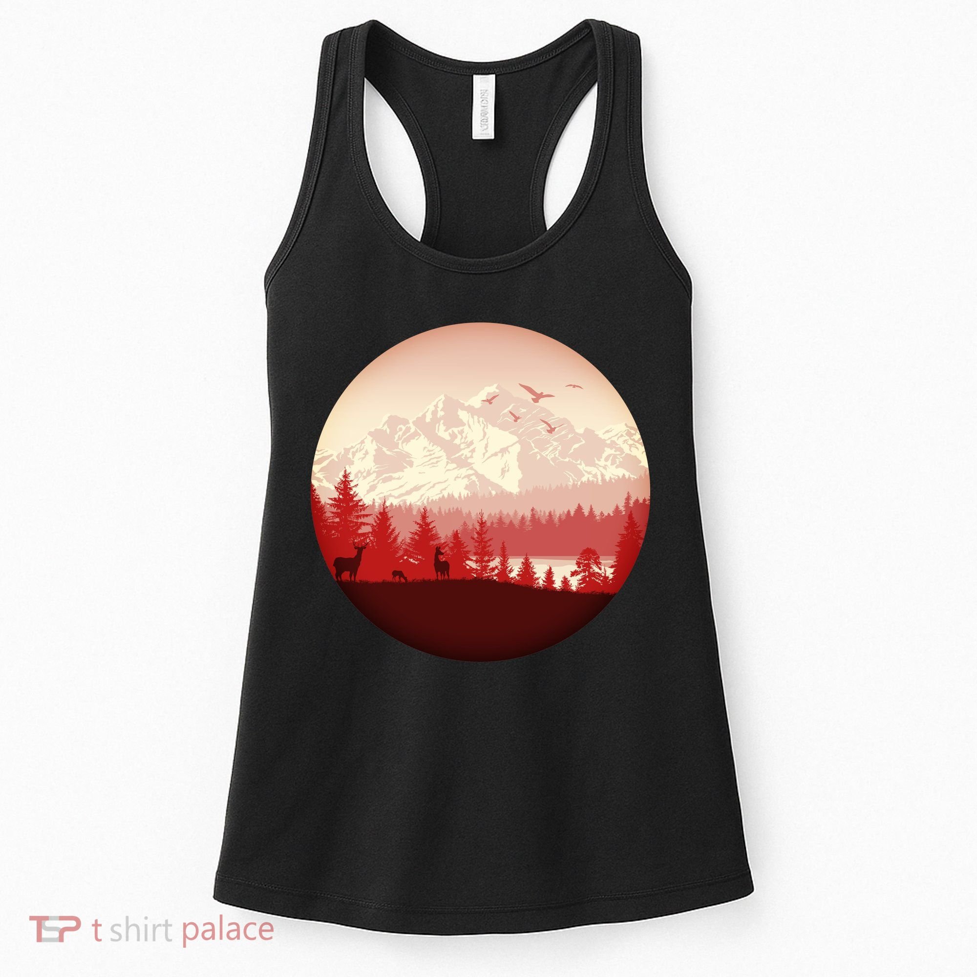 Mountain Wilderness Wildlife Women's Tank Top