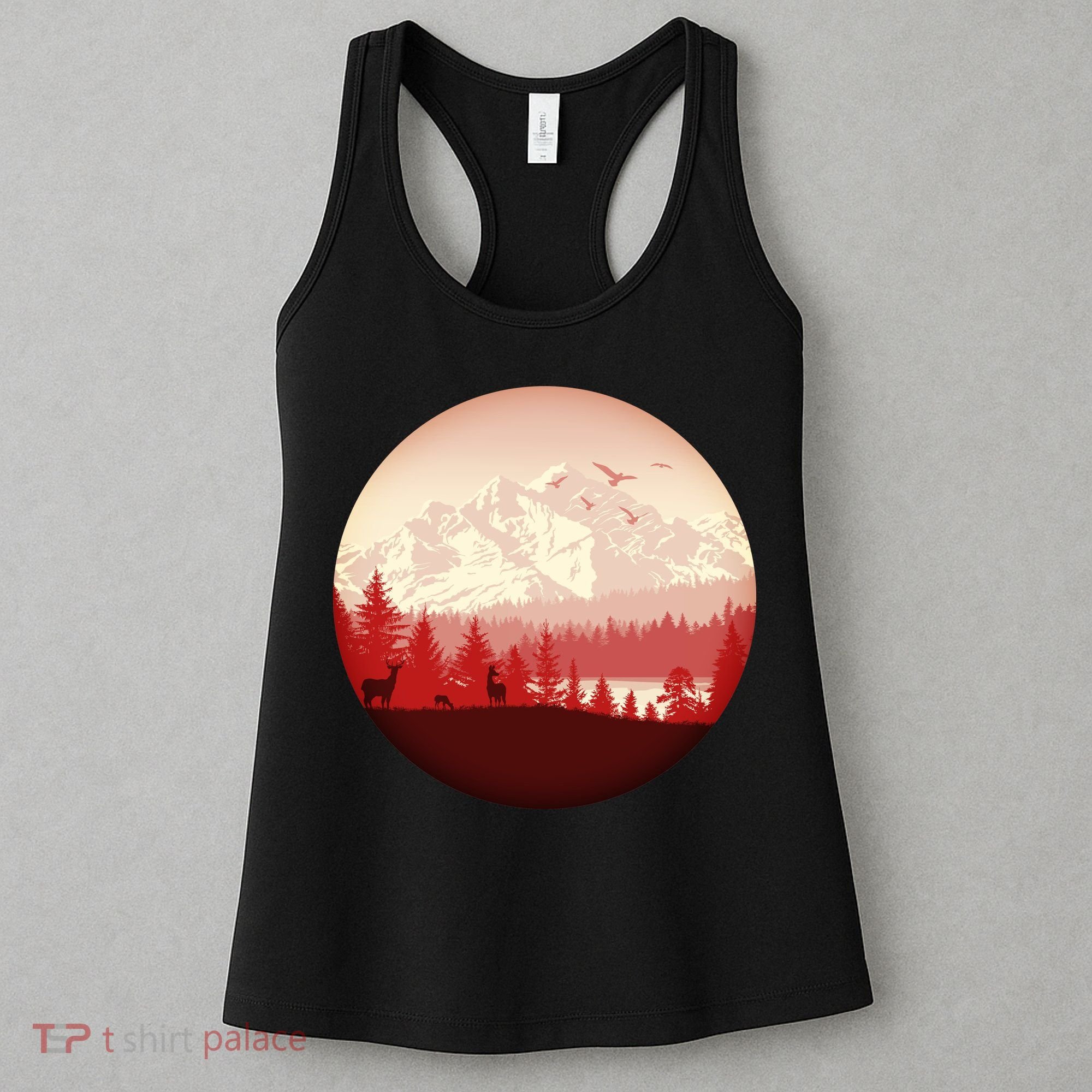Mountain Wilderness Wildlife Women's Tank Top