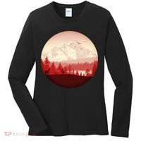 Mountain Wilderness Wildlife Women's Long Sleeve Shirt thumb 0