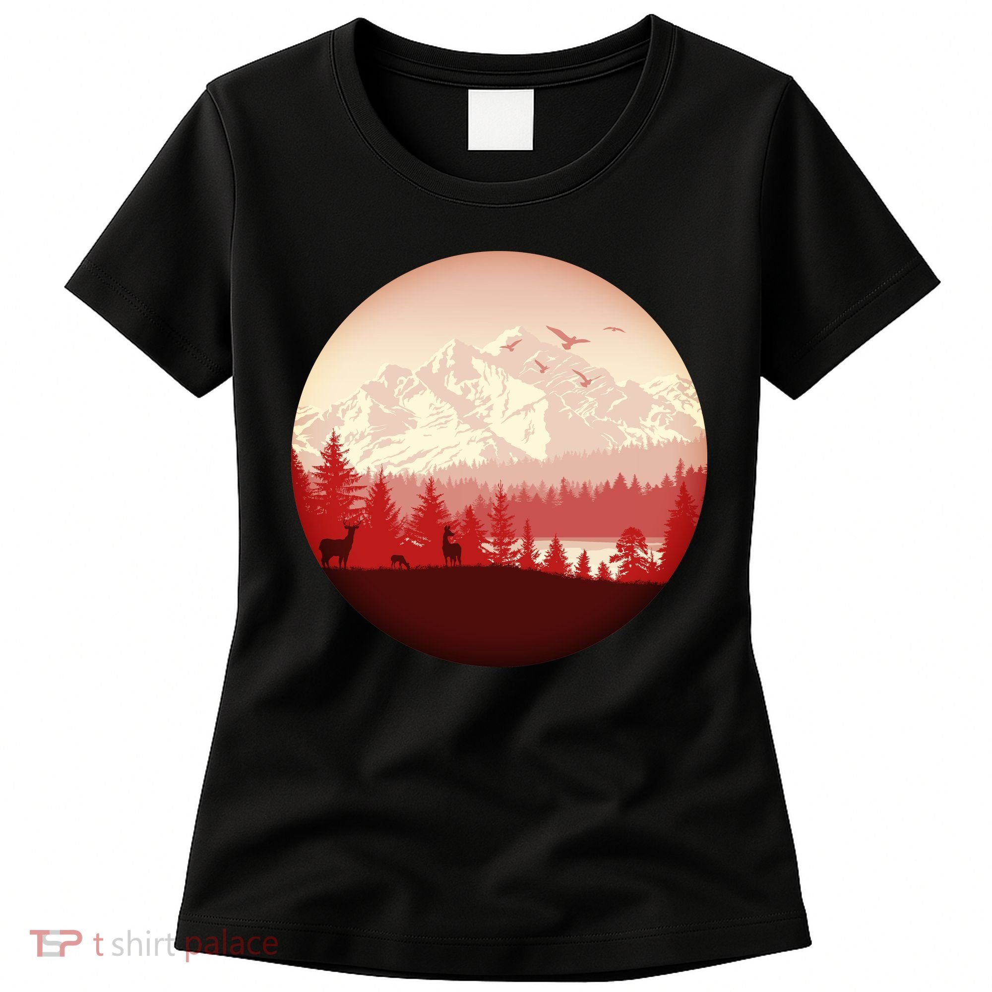 Mountain Wilderness Wildlife Women's T-Shirt