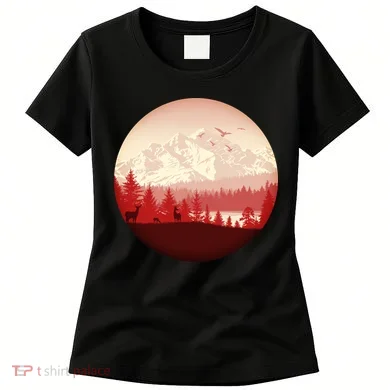 Mountain Wilderness Wildlife Women's T-Shirt