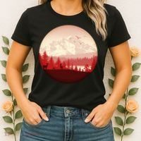 Mountain Wilderness Wildlife Women's T-Shirt thumb 2