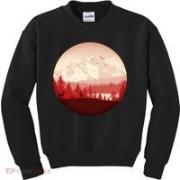 Mountain Wilderness Wildlife Kids Sweatshirt thumb 0
