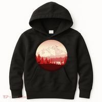 Mountain Wilderness Wildlife Kids Hoodie thumb 0