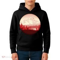 Mountain Wilderness Wildlife Kids Hoodie thumb 4