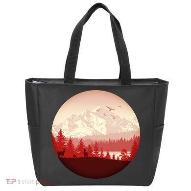 Mountain Wilderness Wildlife Tote Bag