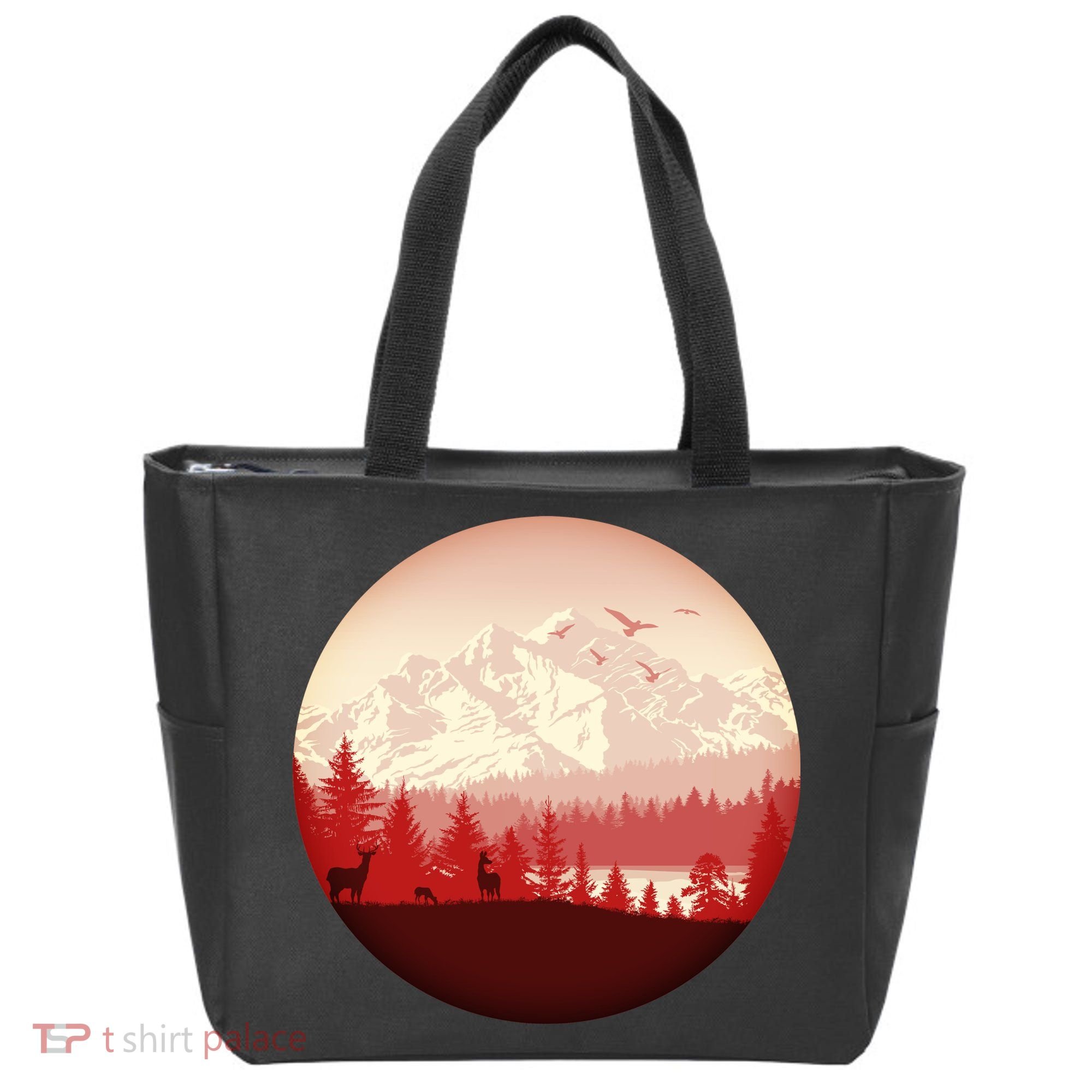 Mountain Wilderness Wildlife Tote Bag