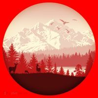 Mountain Wilderness Wildlife Santa Hat thumb 1