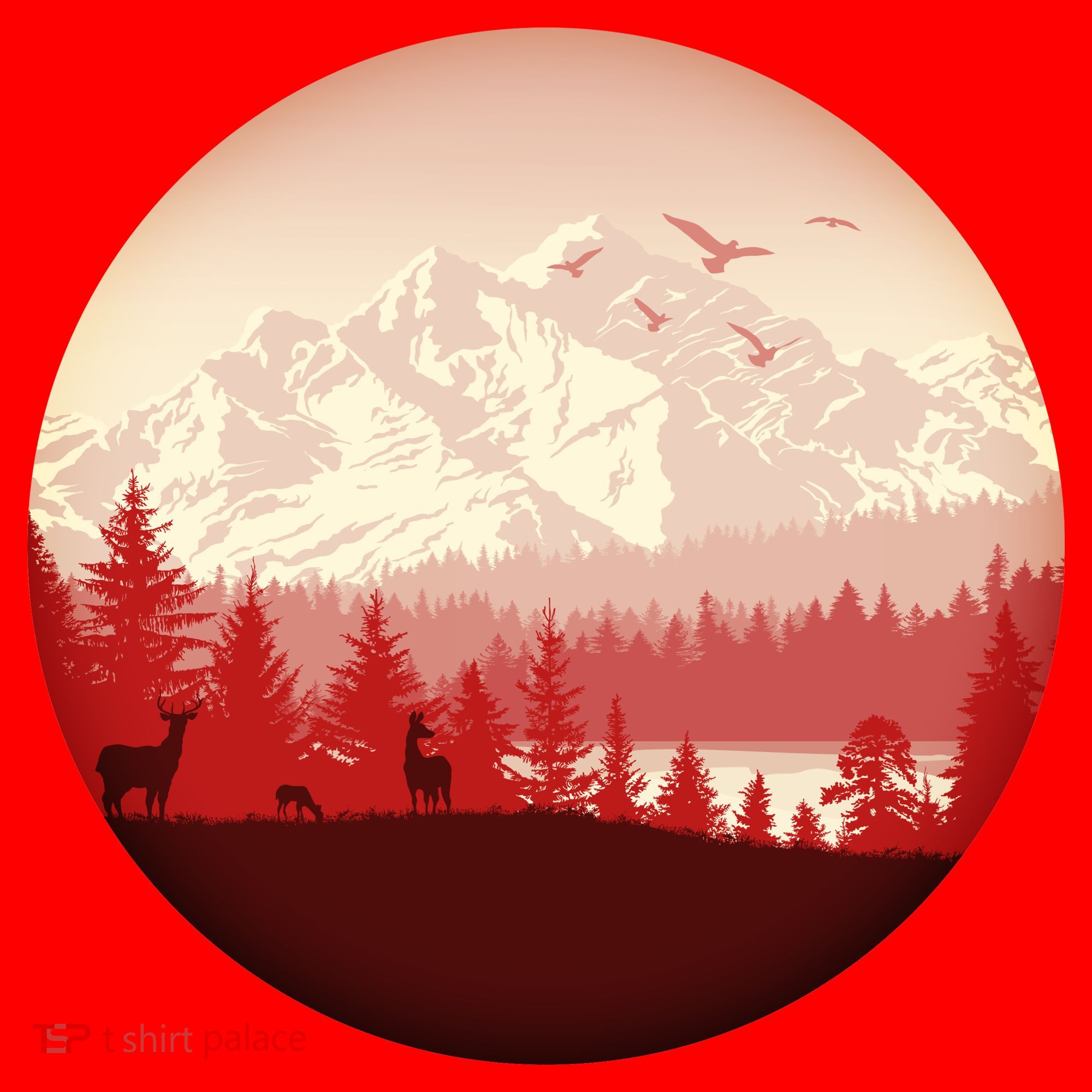 Mountain Wilderness Wildlife Santa Hat