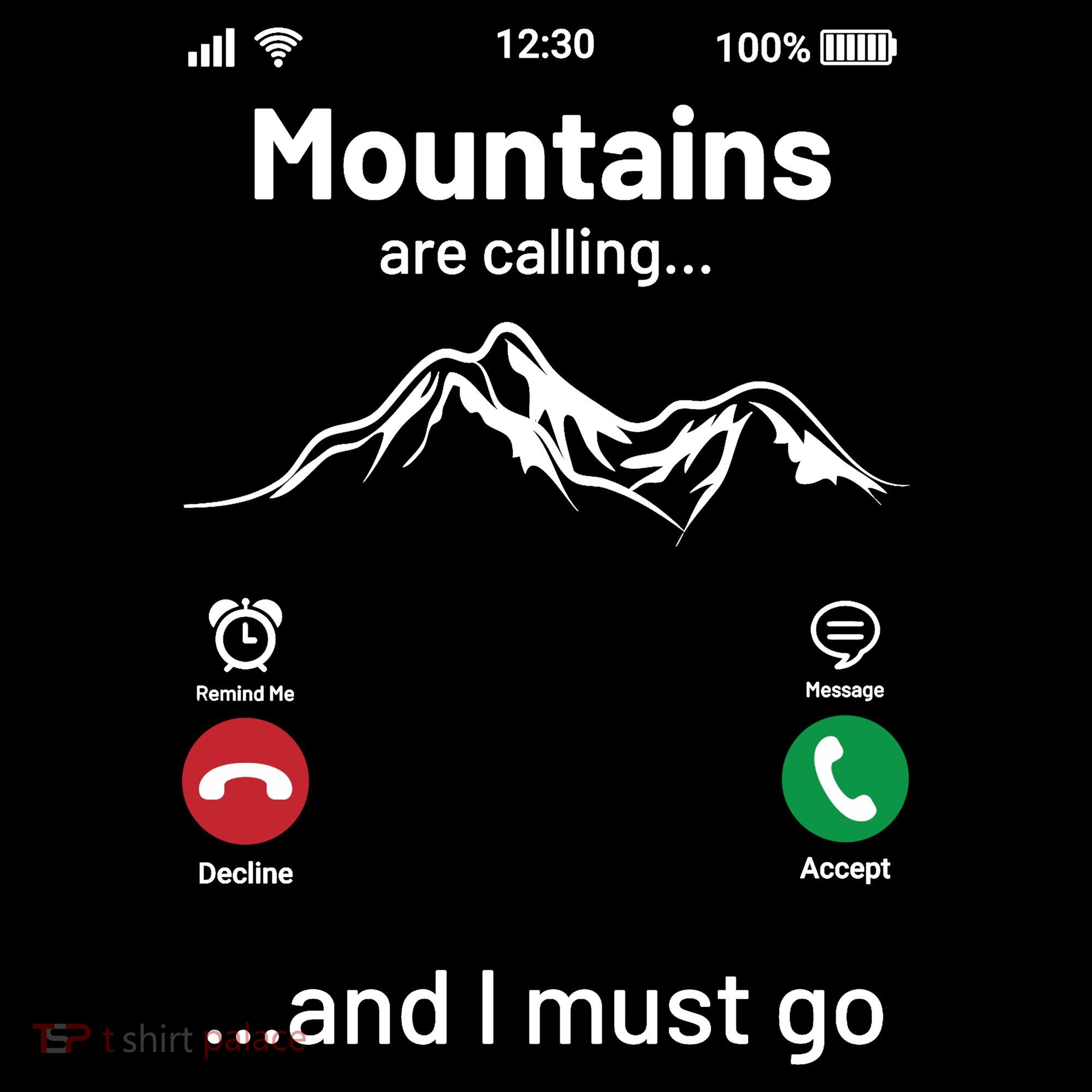 Mountains Are Calling Funny Nature Design Backpack