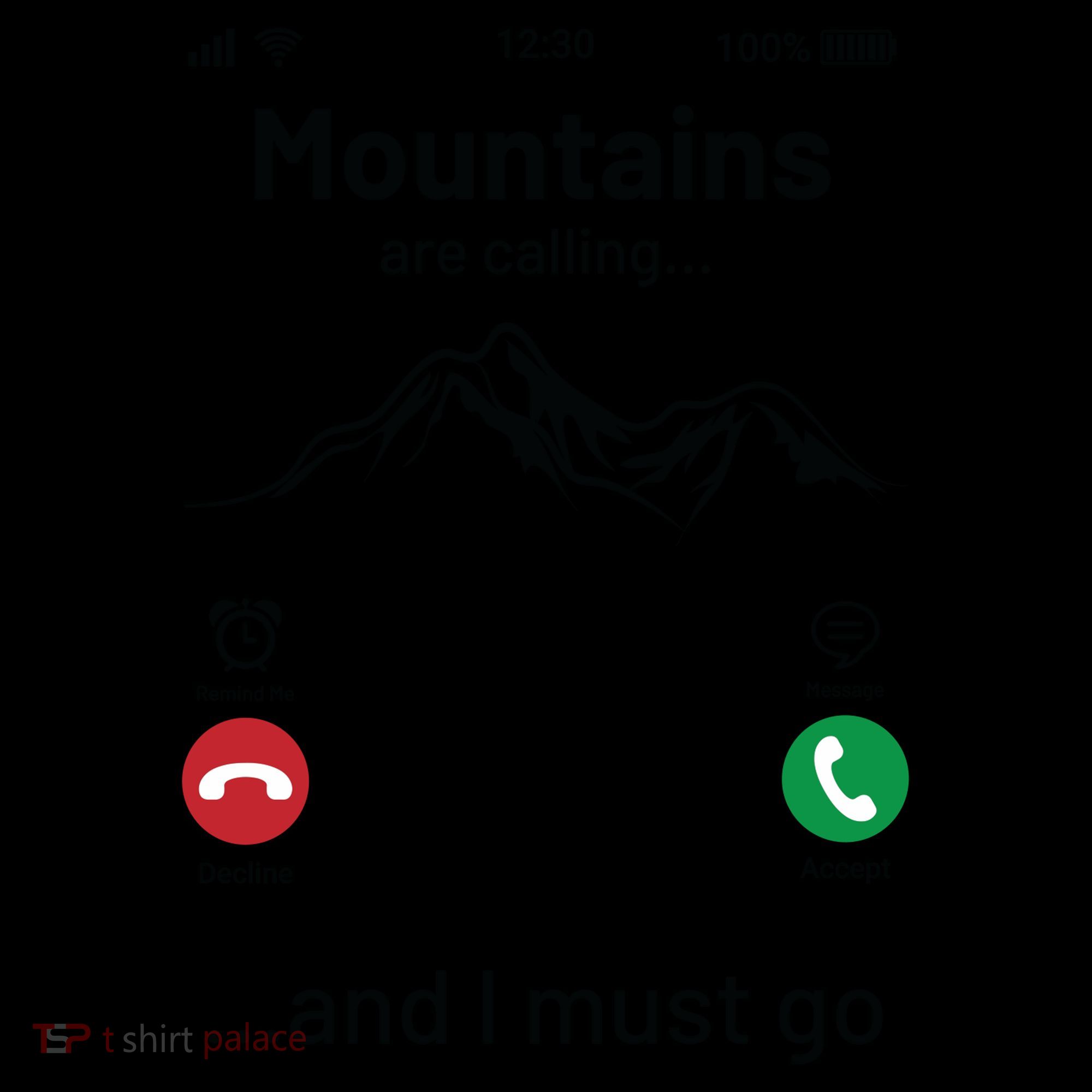 Mountains Are Calling Funny Nature Design Coffee Mug
