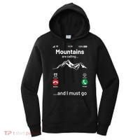 Mountains Are Calling Funny Nature Design Women's Hoodie thumb 0
