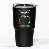 Mountains Are Calling Funny Nature Design Tumbler thumb 0